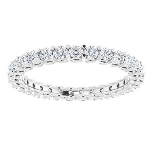 Sculptural Eternity Band