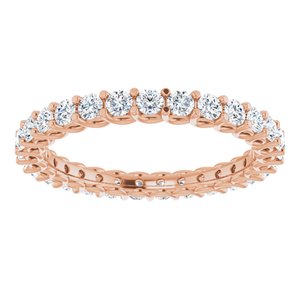 Sculptural Eternity Band