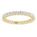 Sculptural Eternity Band