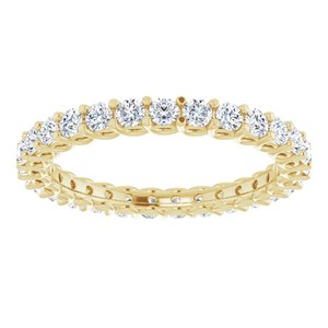 Sculptural Eternity Band