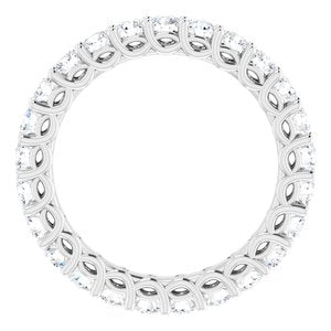 Sculptural Eternity Band