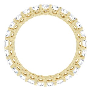 Sculptural Eternity Band