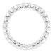 Sculptural Eternity Band