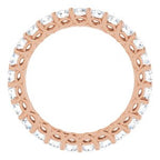 Sculptural Eternity Band