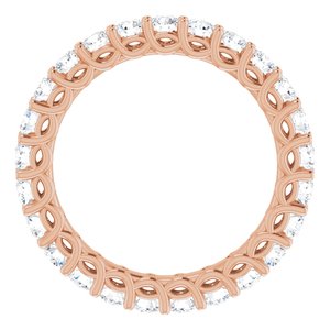 Sculptural Eternity Band