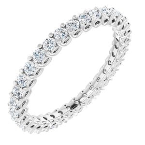 Sculptural Eternity Band