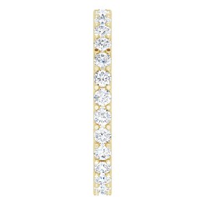 Sculptural Eternity Band