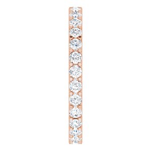 Sculptural Eternity Band