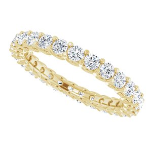 Sculptural Eternity Band