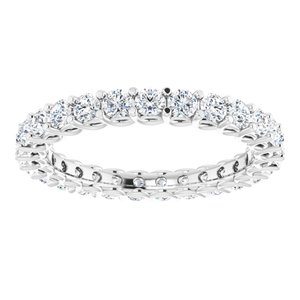 Sculptural Eternity Band