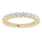 Sculptural Eternity Band