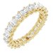 Sculptural Eternity Band
