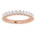 Sculptural Eternity Band
