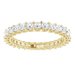 Sculptural Eternity Band