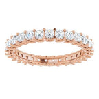 Sculptural Eternity Band