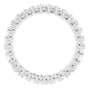 Sculptural Eternity Band