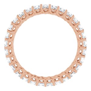 Sculptural Eternity Band