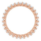 Sculptural Eternity Band