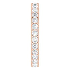 Sculptural Eternity Band