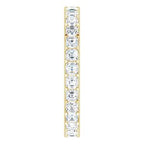Sculptural Eternity Band
