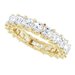 Sculptural Eternity Band