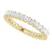 Sculptural Eternity Band