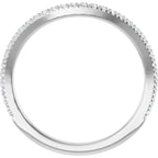 French-Set Halo-Style Engagement Ring or Band
