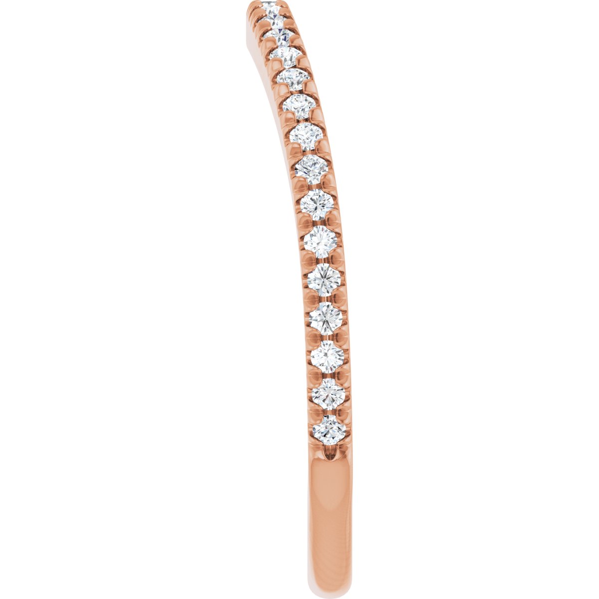 French-Set Halo-Style Engagement Ring or Band