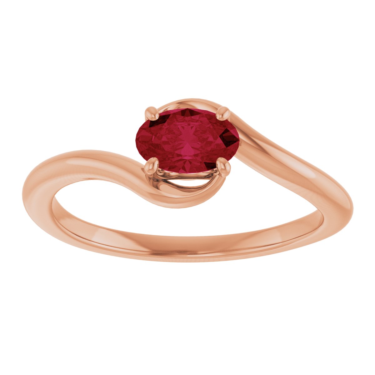 Solitaire Bypass Ring