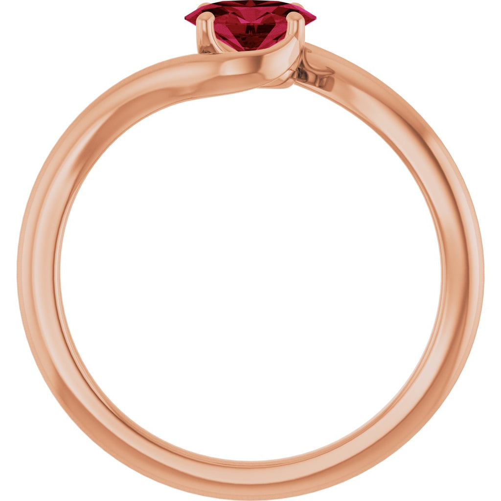 Solitaire Bypass Ring