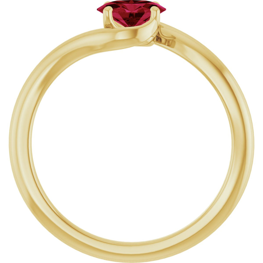 Solitaire Bypass Ring