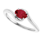 Solitaire Bypass Ring