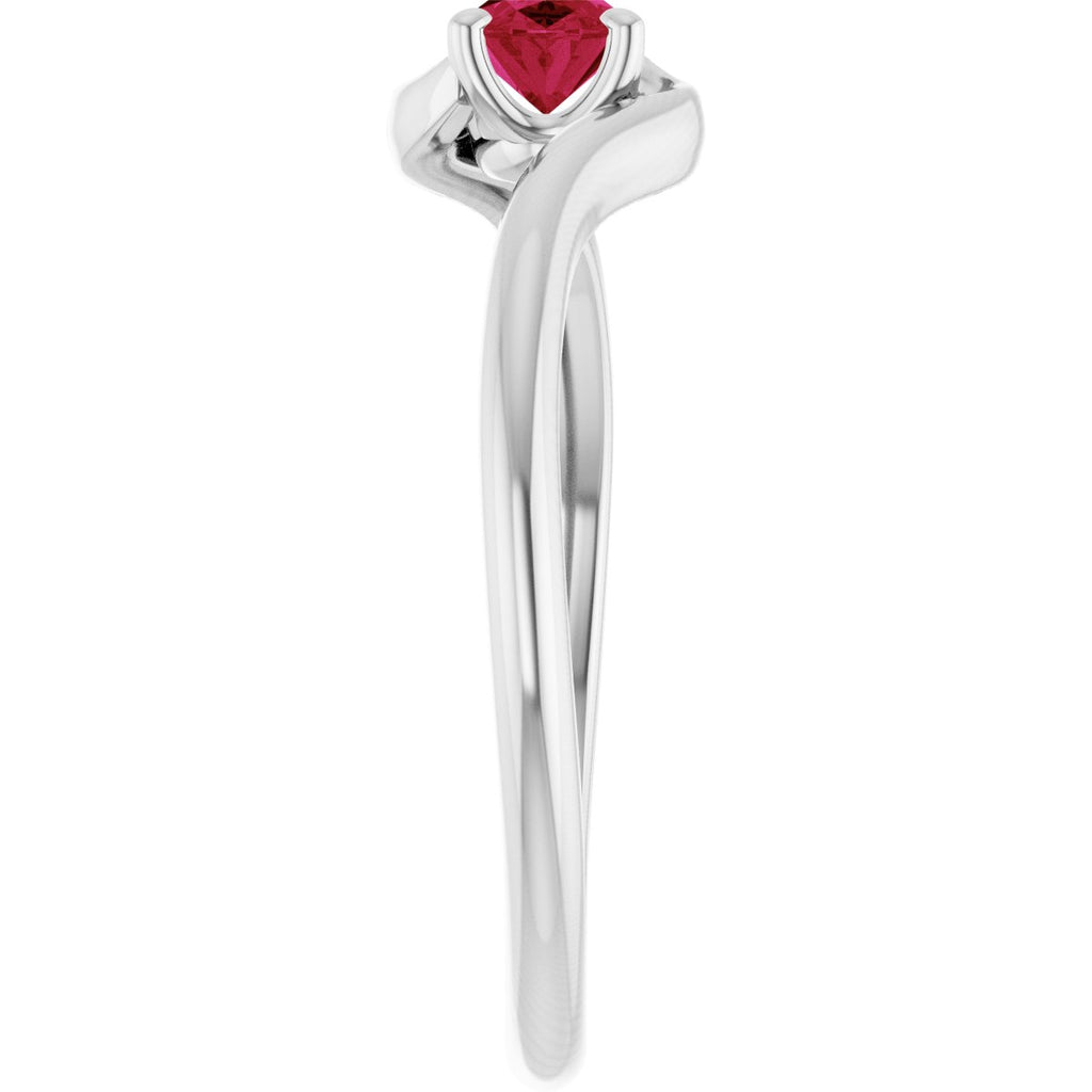 Solitaire Bypass Ring