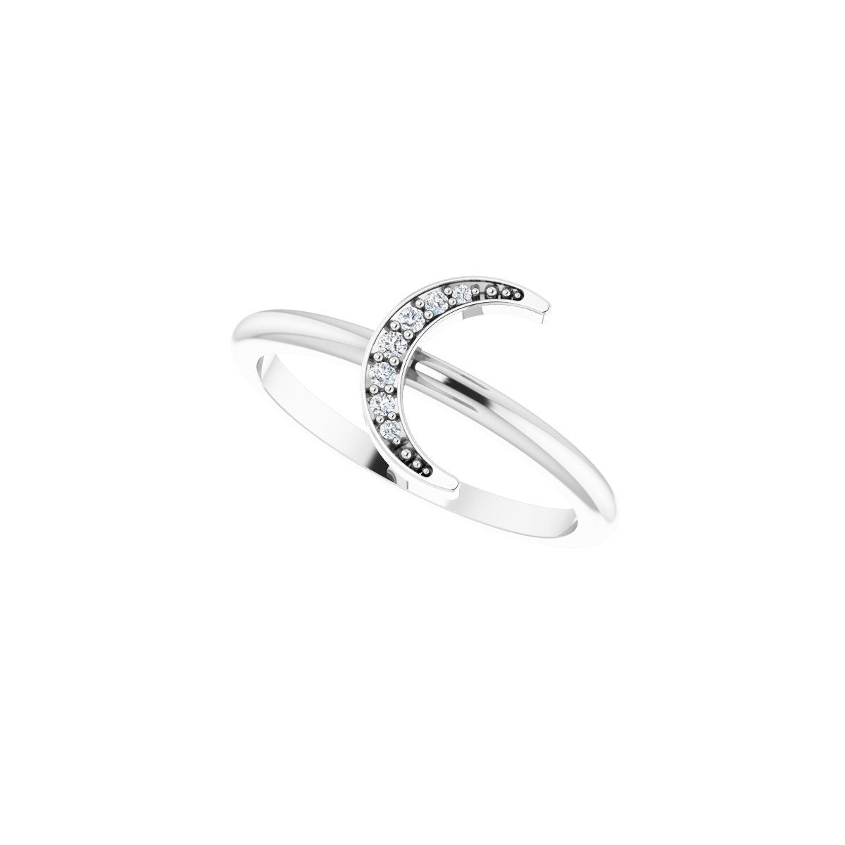 Stackable Crescent Ring