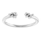 Beaded Negative Space Ring
