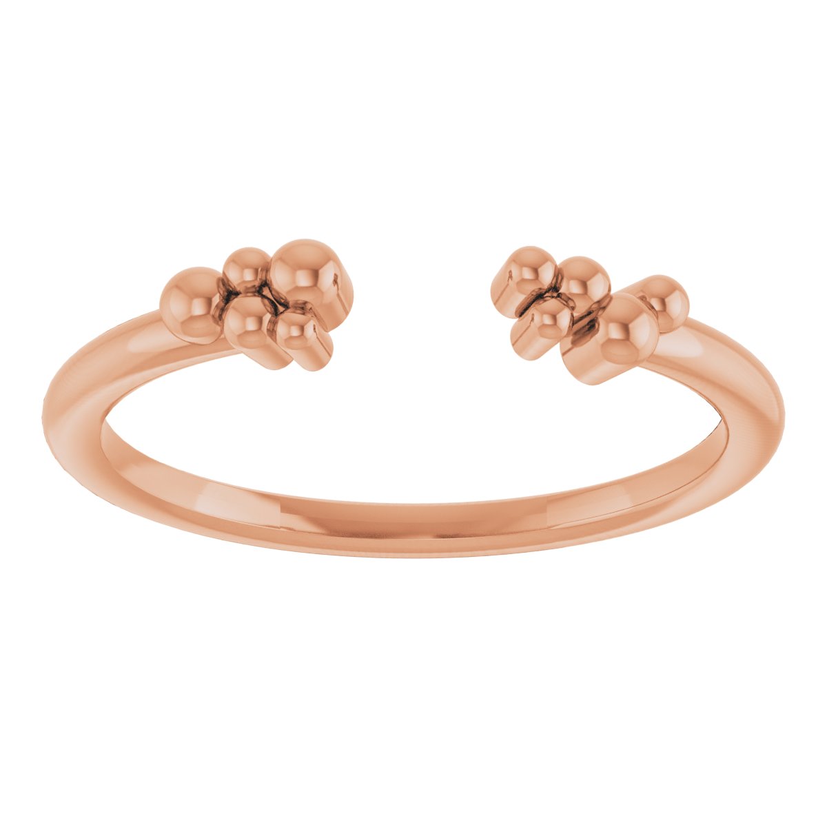 Beaded Negative Space Ring