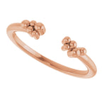Beaded Negative Space Ring