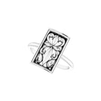 Vintage-Inspired Cross Ring
