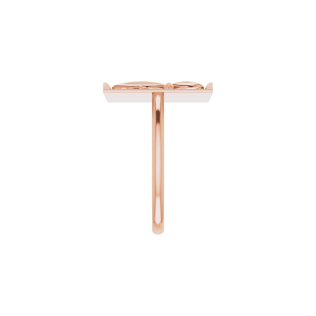 Vintage-Inspired Cross Ring