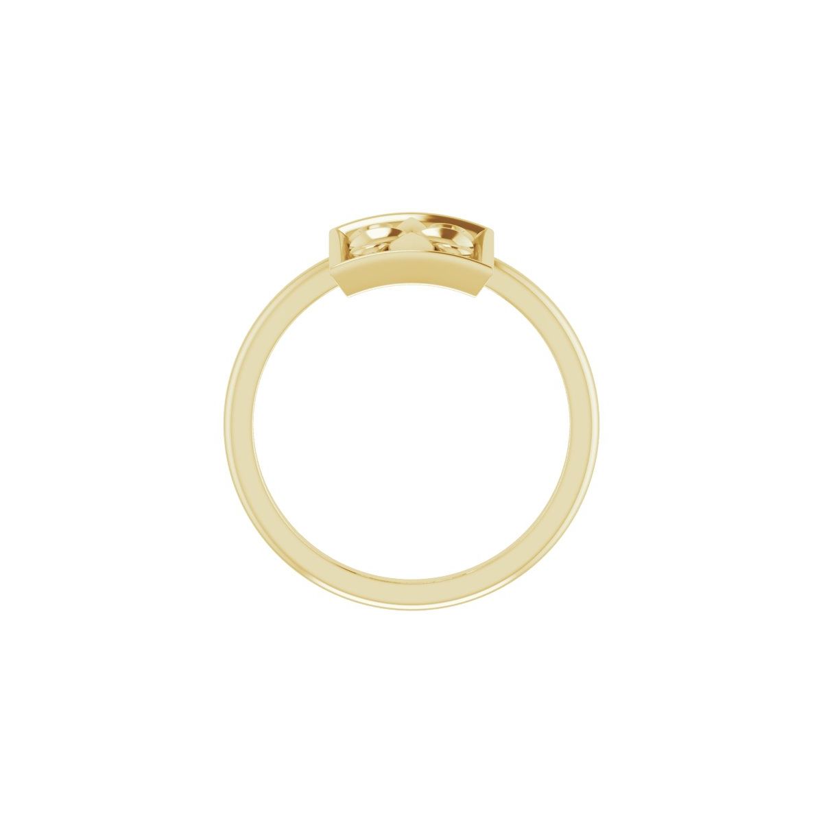 Vintage-Inspired Cross Ring