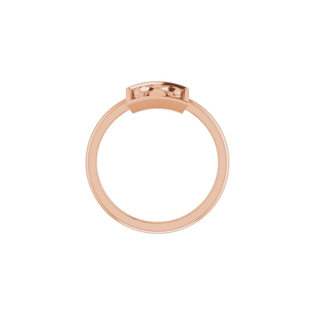 Vintage-Inspired Cross Ring