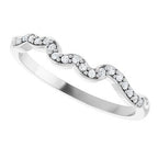 Accented Floral Engagement Ring or Band