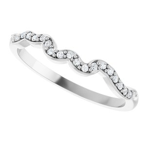 Accented Floral Engagement Ring or Band