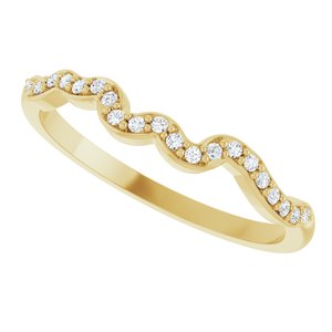 Accented Floral Engagement Ring or Band