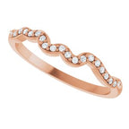 Accented Floral Engagement Ring or Band
