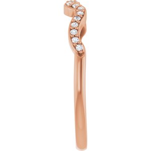 Accented Floral Engagement Ring or Band