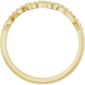 Accented Floral Engagement Ring or Band