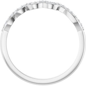 Accented Floral Engagement Ring or Band