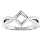 Geometric Negative Space Ring