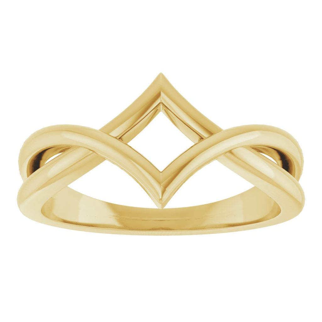 Geometric Negative Space Ring